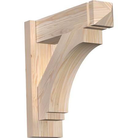 Ekena Millwork Imperial Smooth Arts and Crafts Outlooker, Douglas Fir, 5 1/2"W x 18"D x 18"H OUT06X18X18IMP03SDF